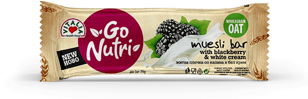 GO NUTRI BAR BLACKBERRY WHITE CREAM 25 GR